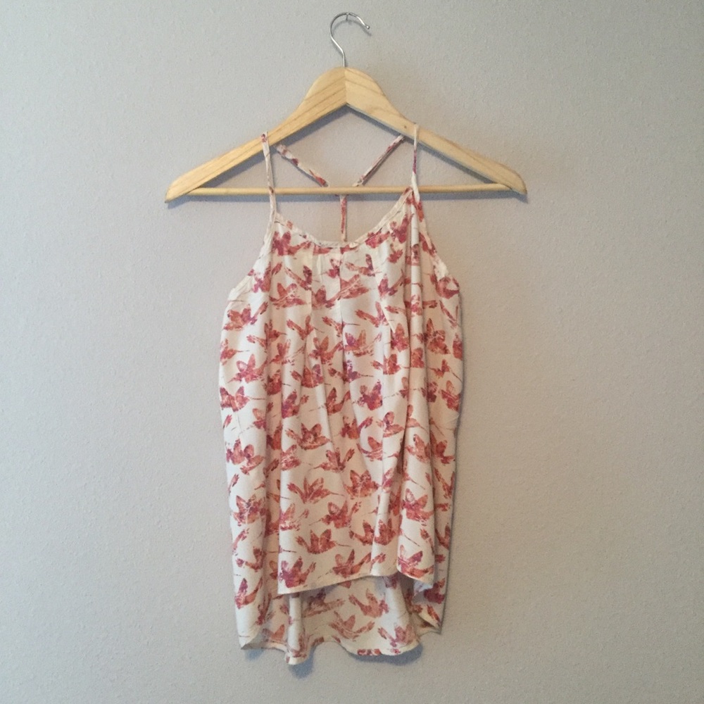 T-strap Mudd patterned tank